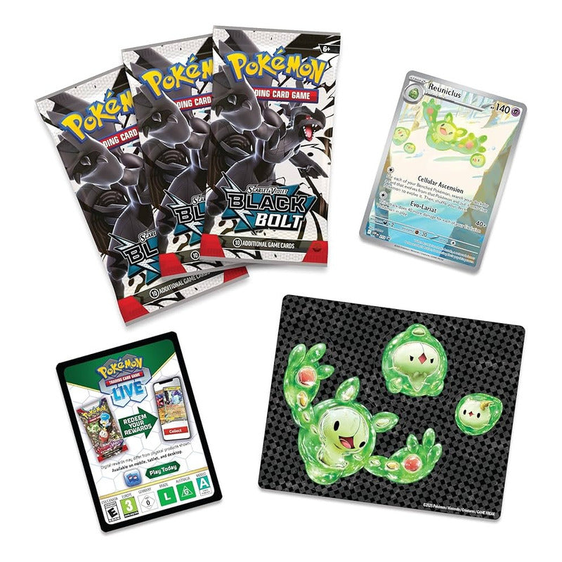 Pokemon Tcg Black Bolt Tech Sticker Collection Reuniclus