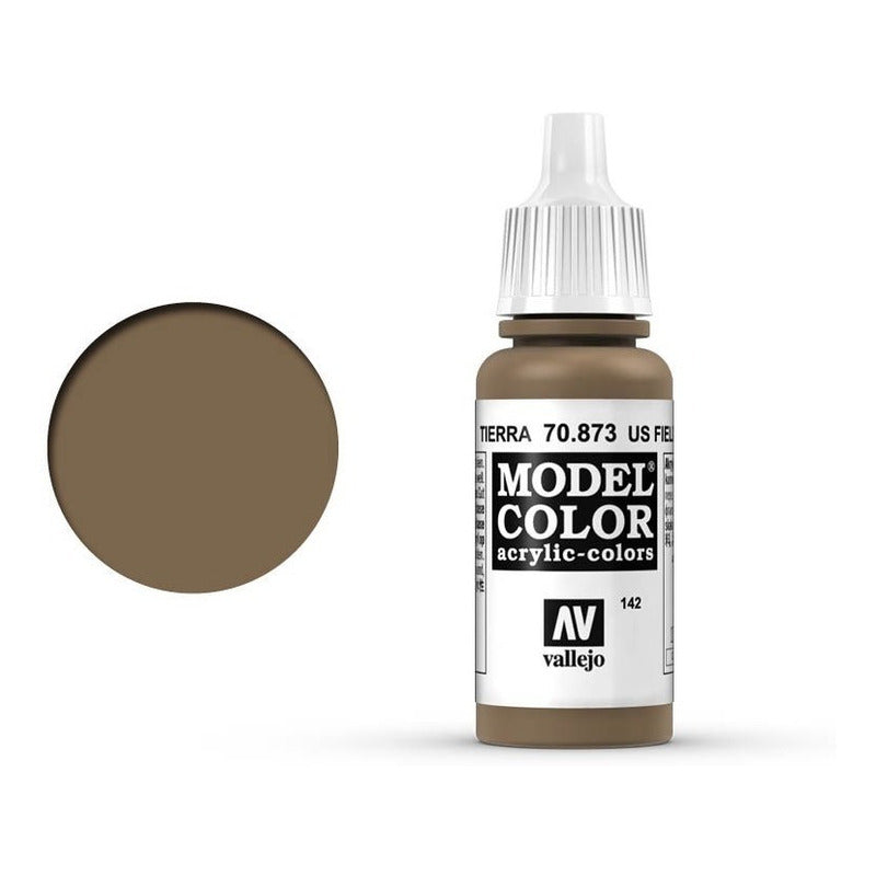 Vallejo Model Color 17ml Pintura Acrílica 142 Tierra 70.873