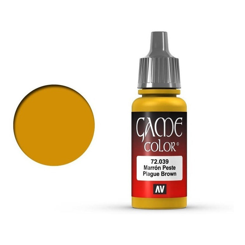 Vallejo Game Color 17ml Pintura Marron Peste 73.039