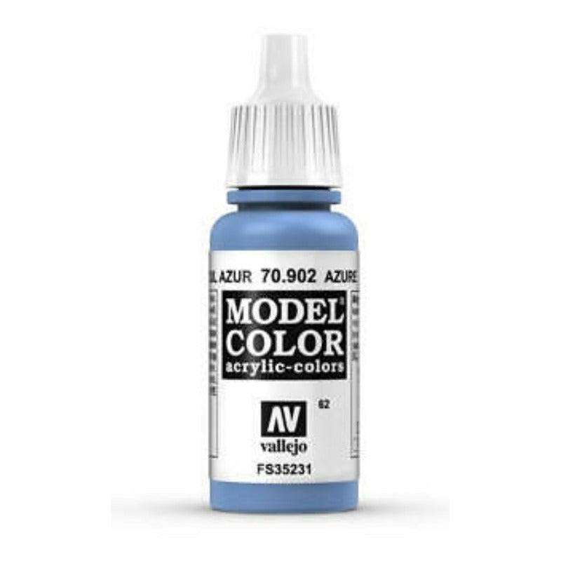 Vallejo Model Color 17ml Pintura Acrílica 62 Azul Azur 70.902
