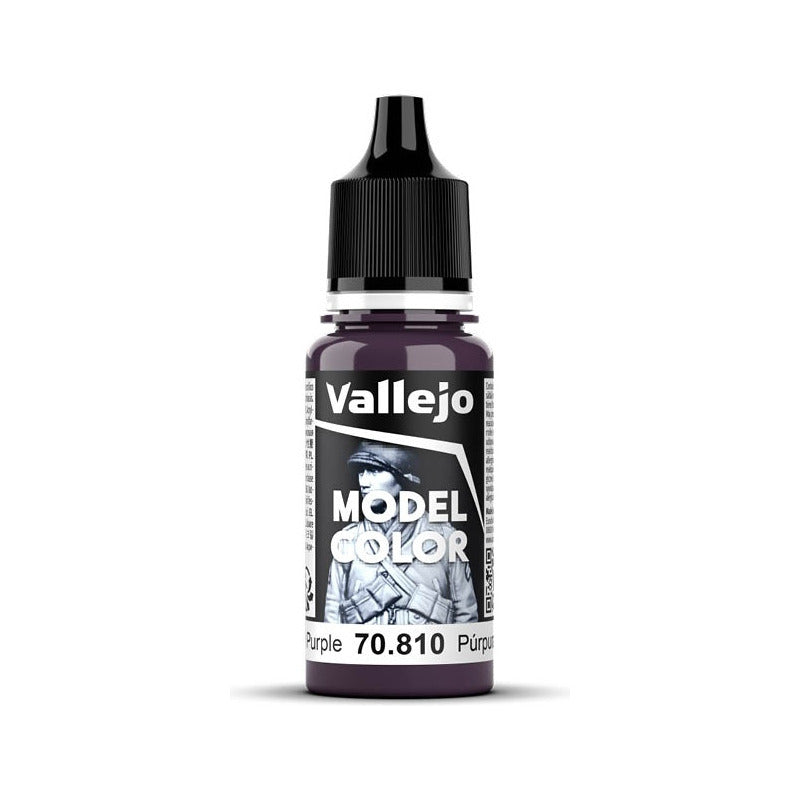 Vallejo Model Color 2024 18ml Pintura Acrílica 48 Púrpura Real 70.810