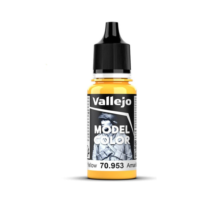Vallejo Model Color 2024 18ml Pintura Acrílica 27 Amarillo Mate 70.953