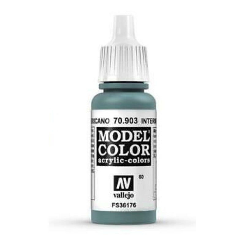 Vallejo Model Color 17ml Pintura Acrílica 60 Azul Americano 70.903
