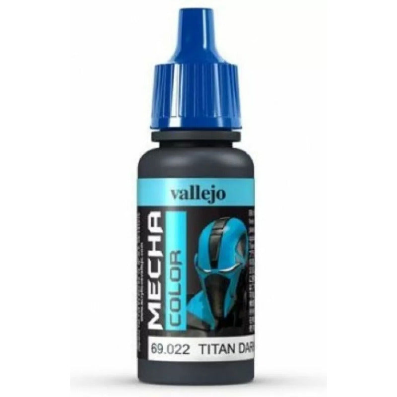 Vallejo Mecha Color 17ml Pintura Acrílica Titan Dark Blue 69.022
