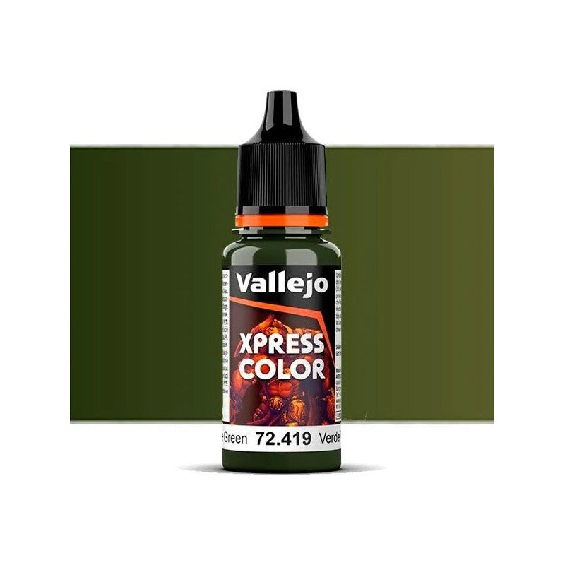 Vallejo Xpress Color 17ml Pintura Verde Plaga 72.419