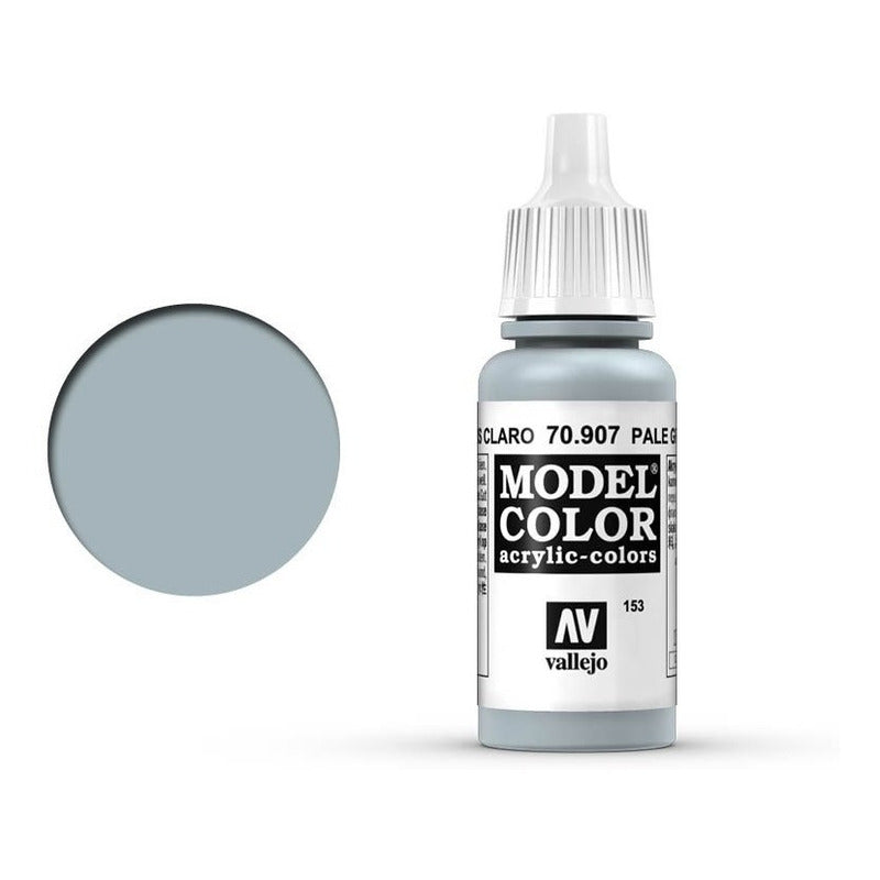 Vallejo Model Color 17ml Pintura Acrílica 153 Azul Gris Claro 70.907