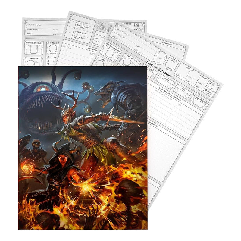 Dungeons & Dragons 5th Edition Character Sheets Inglés