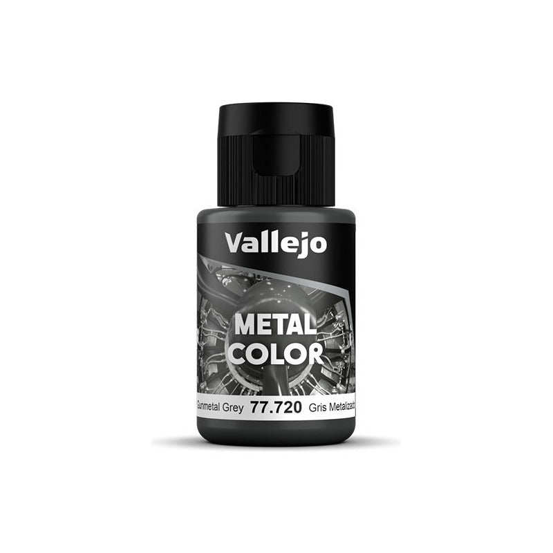 Vallejo Metal Color 32ml Pintura Para Aerografo Gris Metalizado 77.720