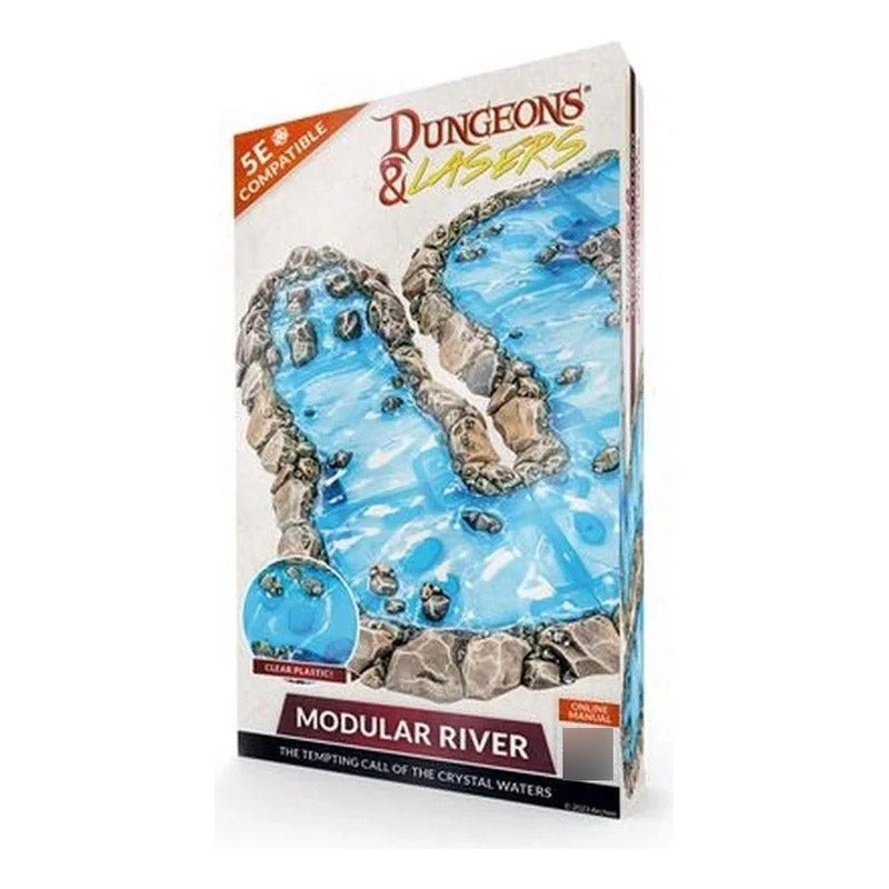 Dungeons & Lasers Modular River Terrain Set