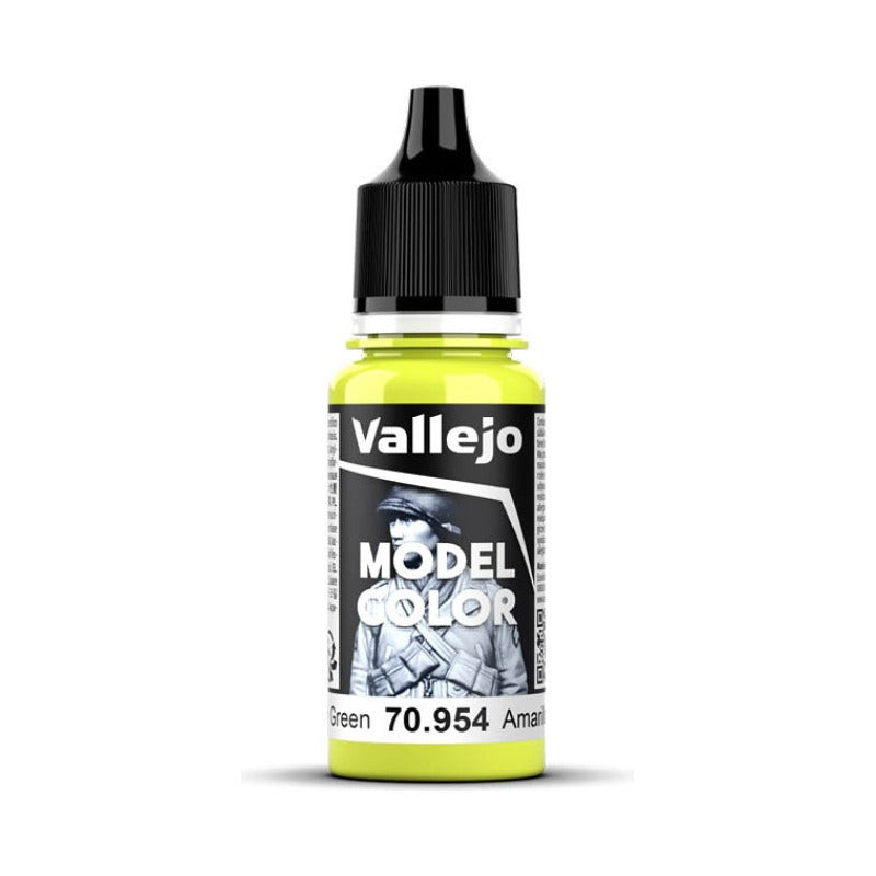 Vallejo Model Color 2024 18ml Pintura Acrílica 90 Amarillo Verde 70.954