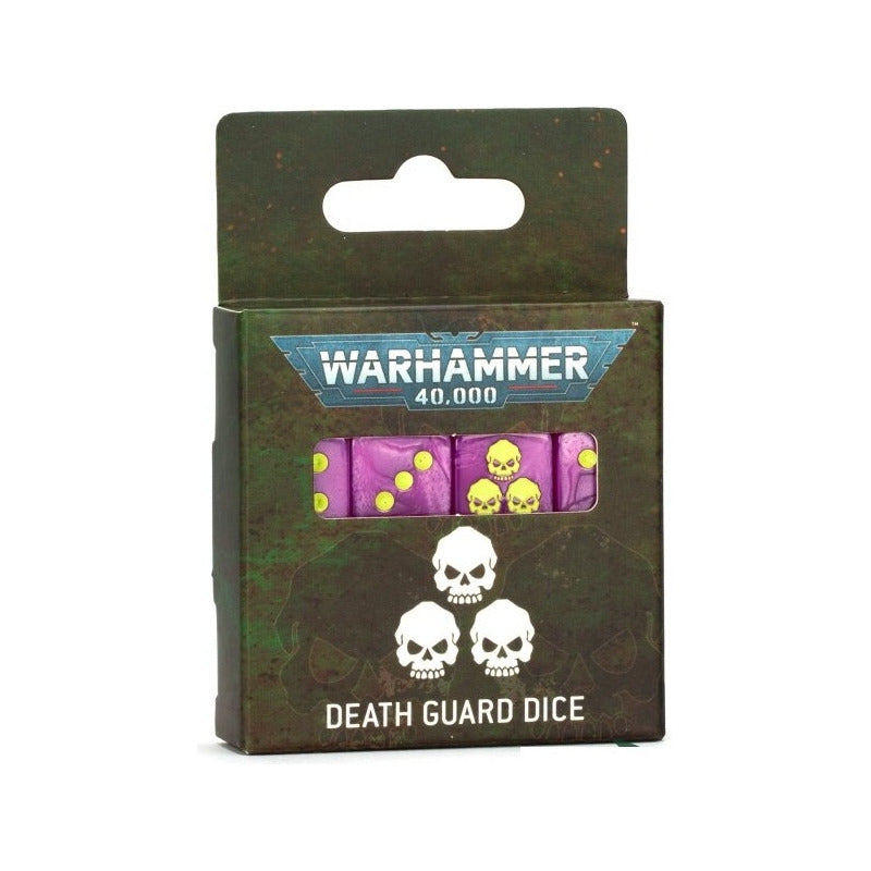 Games Workshop Warhammer40k Death Guard Dice Set Dados