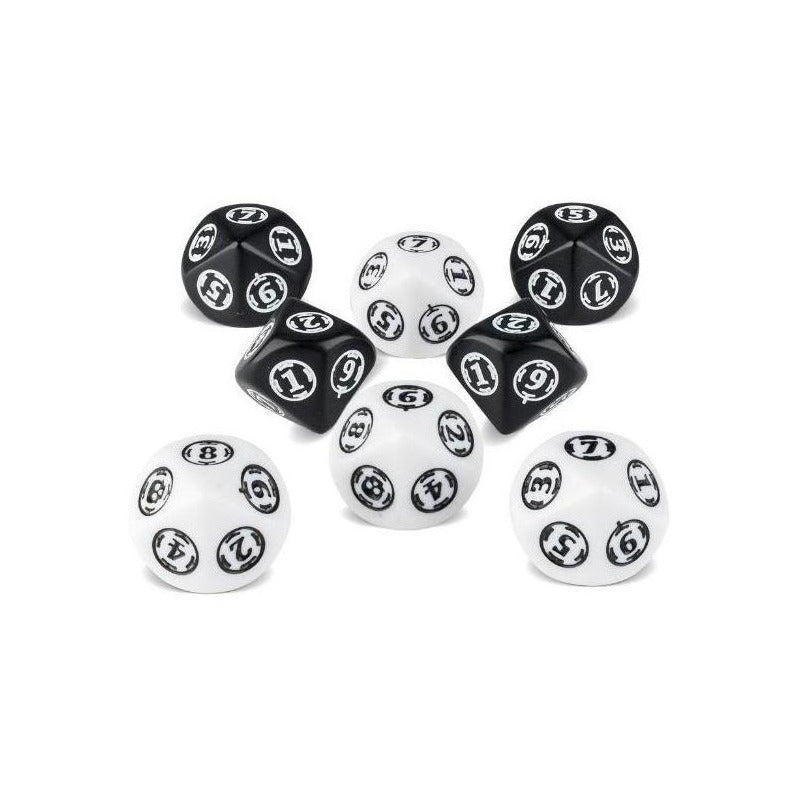 Warhammer 40k Wound Trackers Black & White Dados