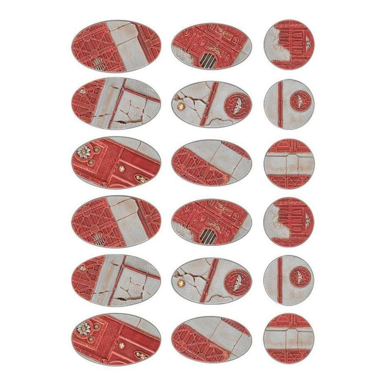 Warhammer 40k Sector Imperialis 60mm Round + 75&90mm Oval Ba