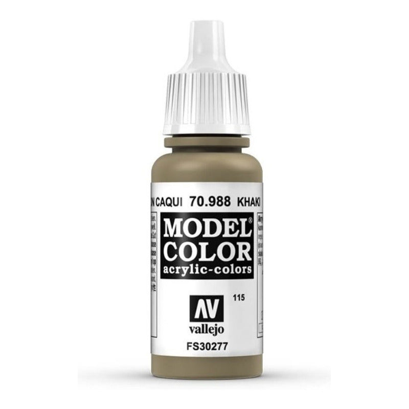 Vallejo Model Color 17ml Pintura Acrílica 115 Marron Caqui 70.988