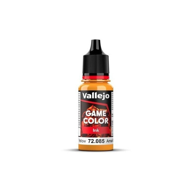 Vallejo Game Color 17ml Pintura Ink Amarillo 72.085