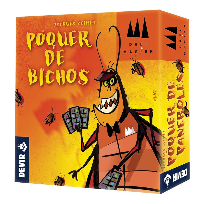 Devir Póquer De Bichos Juego De Mesa - En Español