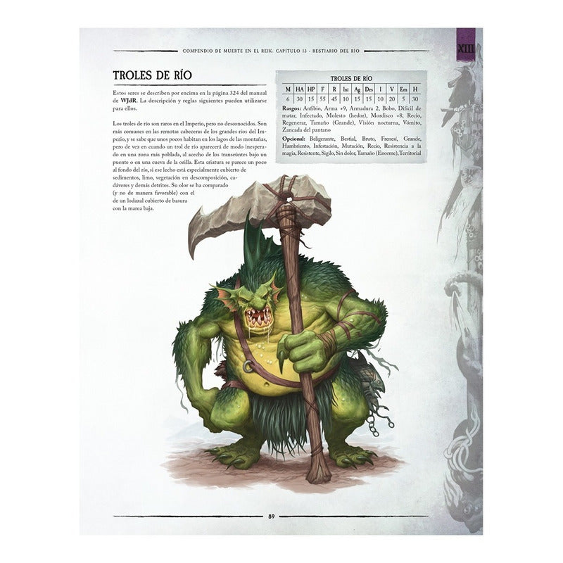 Warhammer Fantasy Compendio Muerte En El Reik Libro Español