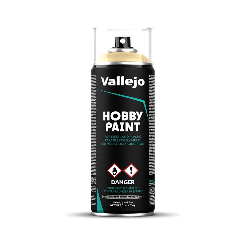 Vallejo Hobby Paint 400ml Pintura Acrílica Aerosol Blanco Hueso 28.013