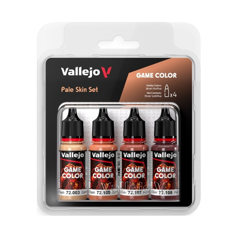 Vallejo Game Color 4 X 18 Ml Pale Skin Set 72.379