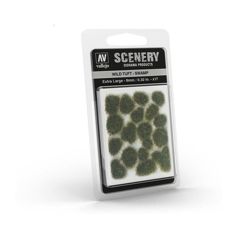 Vallejo Scenery Tuft Pastos Para Modelismo Wild Tuft Swamp XL 8mm/0.32in x35
