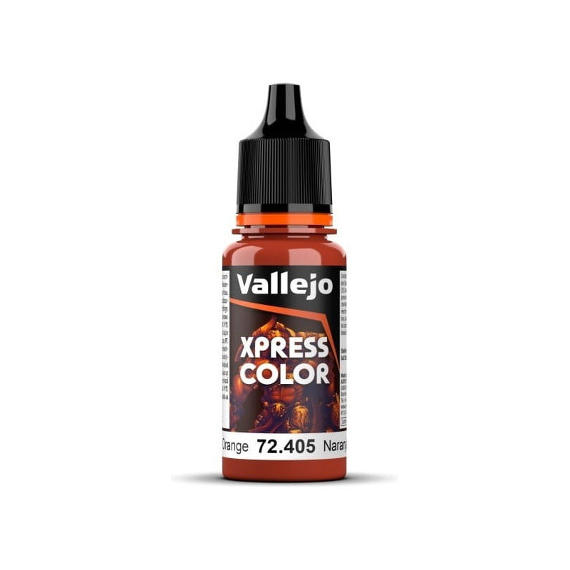 Vallejo Xpress Color 17ml Pintura Naranja Mate 72.405
