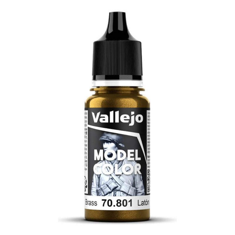 Vallejo Model Color 2024 18ml Pintura Acrílica 202 Latón 70.801