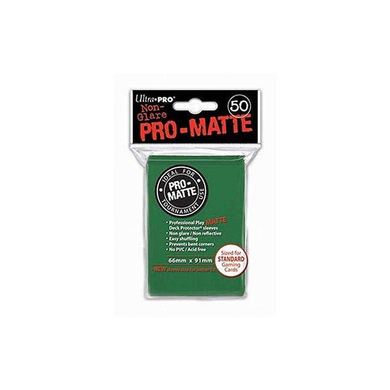 Ultra Pro Pro Matte Micas Standard 66x91 Verde Pack 50