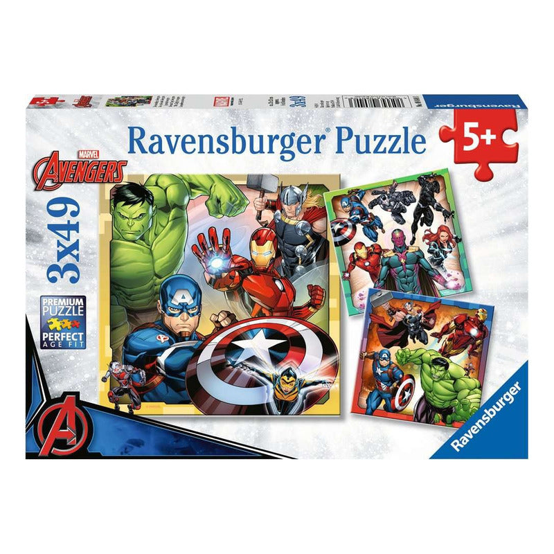 Ravensburger 3 Rompecabezas Avengers 49 Pza
