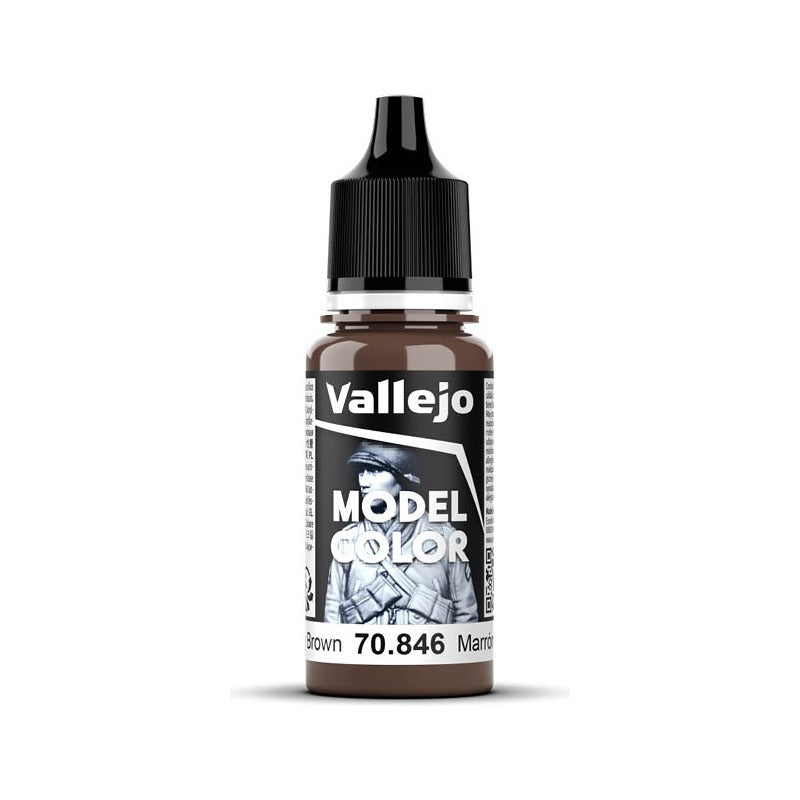 Vallejo Model Color 2024 18ml Pintura Acrílica 154 Marrón Caoba 70.846