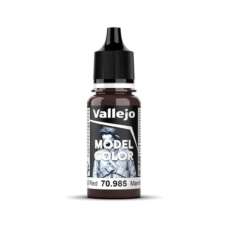 Vallejo Model Color 2024 18ml Pintura Acrílica 164 Marrón Rojizo 70.985