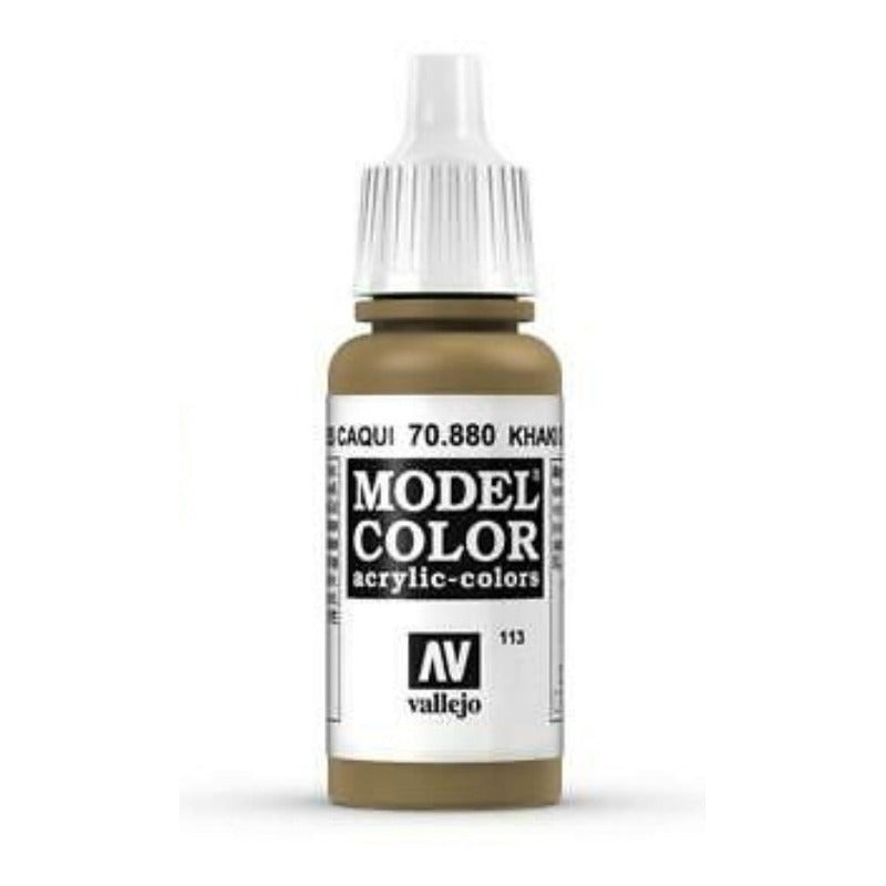 Vallejo Model Color 17ml Pintura Acrílica 113 Gris Caqui 70.880
