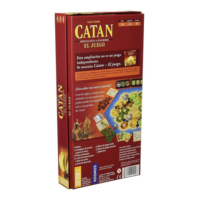 Catan Ampliación Para 5-6 Jugadores - En Español Juego De Me