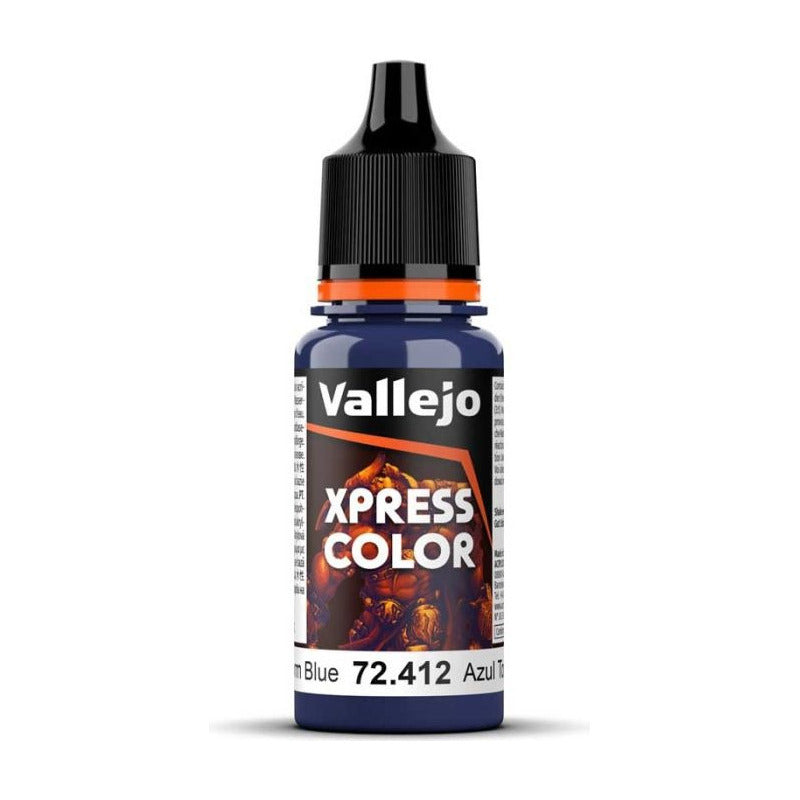 Vallejo Xpress Color 17ml Pintura Azul Tormenta 72.412