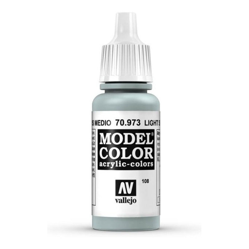 Vallejo Model Color 17ml Pintura Acrílica 108 Verde Gris Medio 70.973