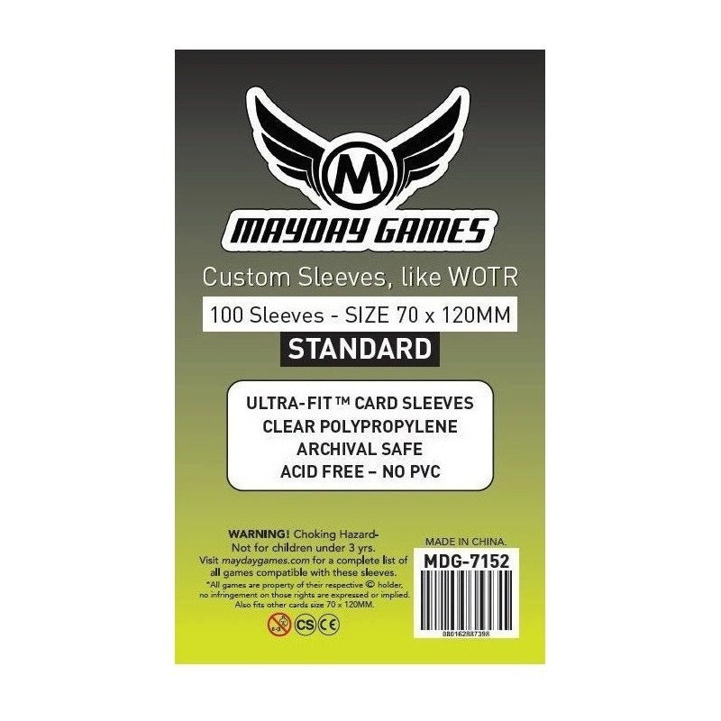 Mayday Micas Transparentes Tarot 70x120mm Pack 100