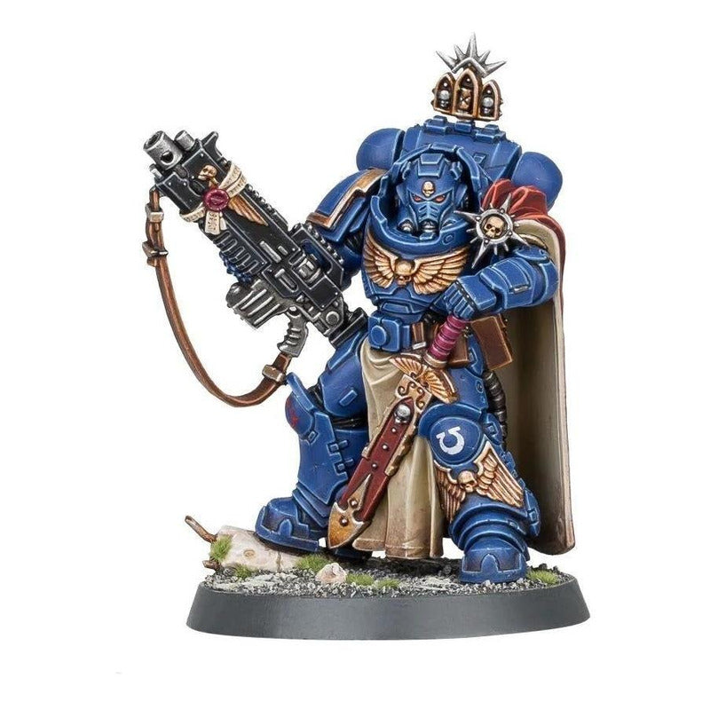 Gw Warhammer Wh40k Captain in Gravis Armour With Master-crafted Bolt Rifle