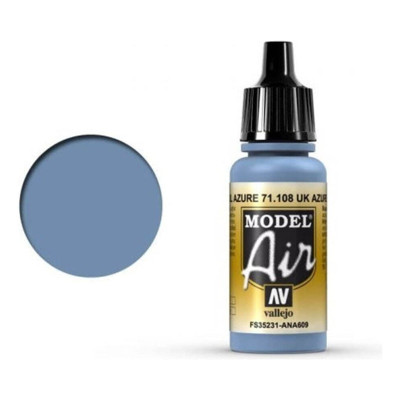 Vallejo Model Air 17ml UK Azul Azure 71.108