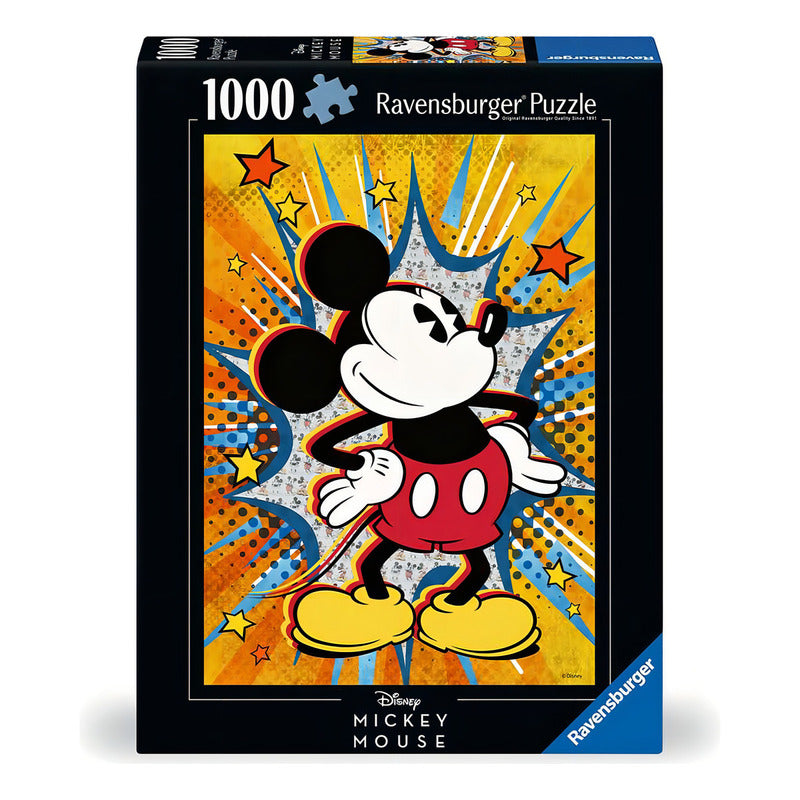 Ravensburger Rompecabezas Retro De Mickey Aniversario 1000pz