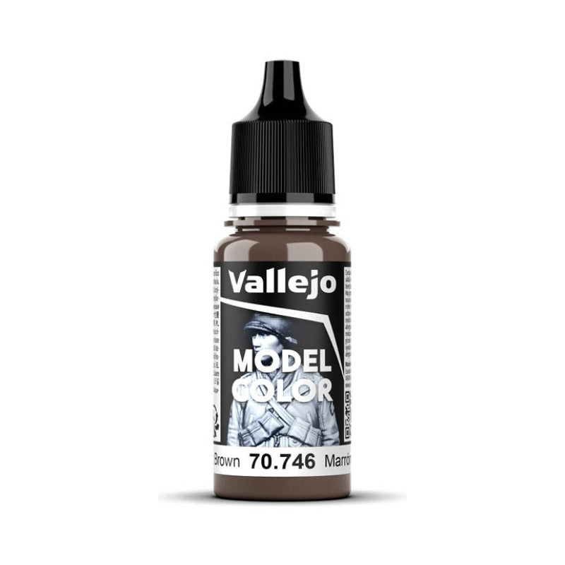 Vallejo Model Color 2024 18ml Pintura Acrílica 16 Marrón Castaño 70.746