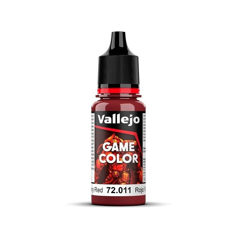 Vallejo Game Color 2023 17ml Rojo Visceral 72.011