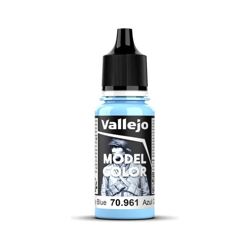 Vallejo Model Color 2024 18ml Pintura Acrílica 64 Azul Cielo 70.961