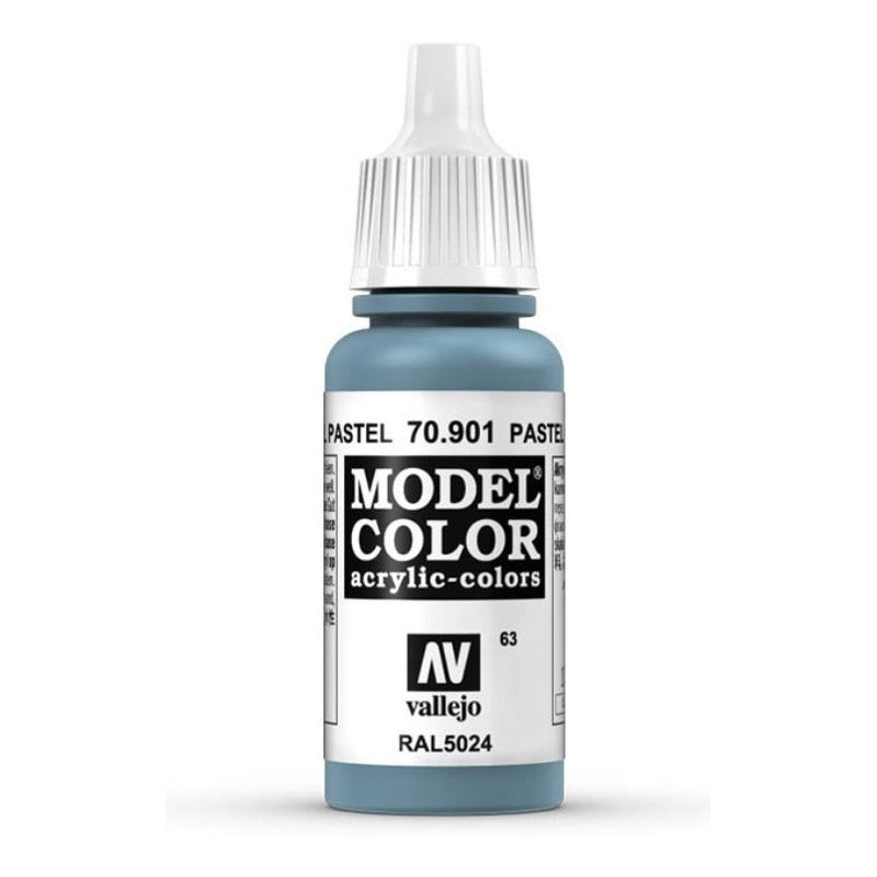 Vallejo Model Color 17ml Pintura Acrílica 63 Azul Pastel 70.901