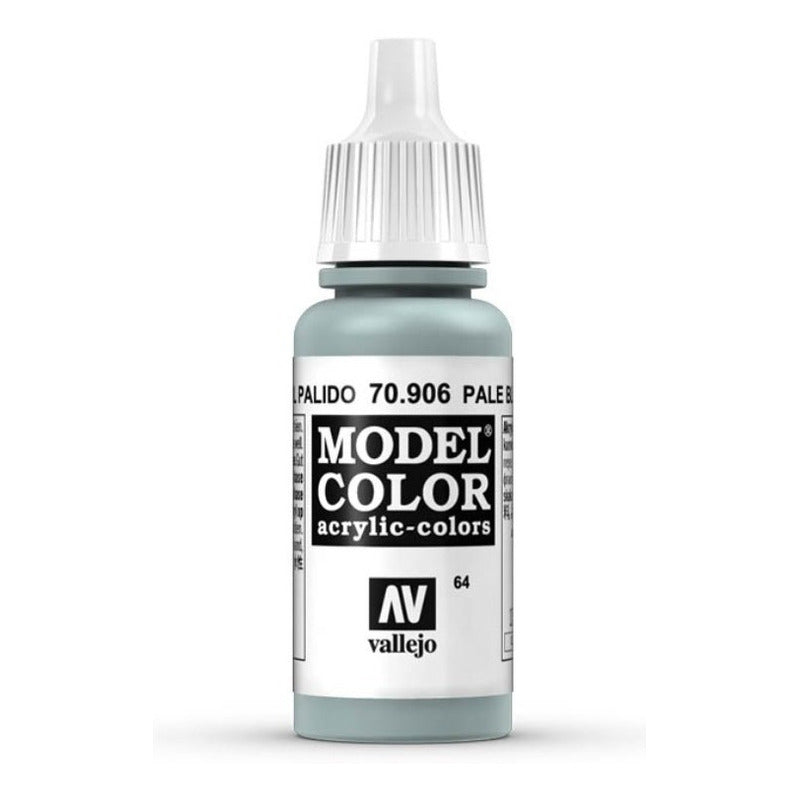 Vallejo Model Color 17ml Pintura Acrílica 64 Azul Palido 70.906