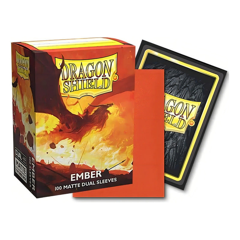 Dragon Shield Micas Standar 100 Ember Matte Dual