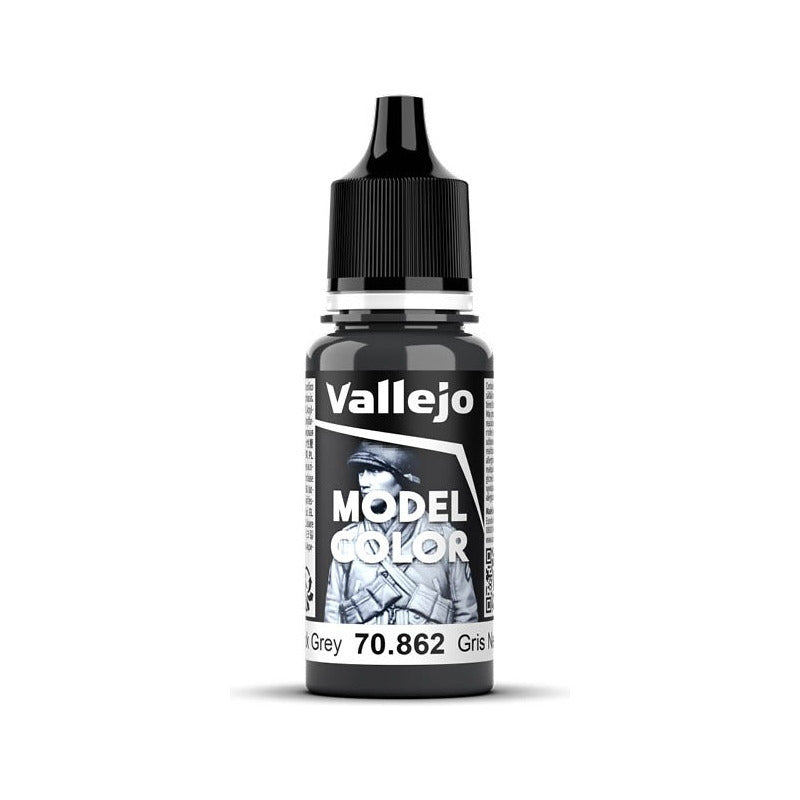 Vallejo Model Color 2024 18ml Pintura Acrílica 185 Gris Negro 70.862