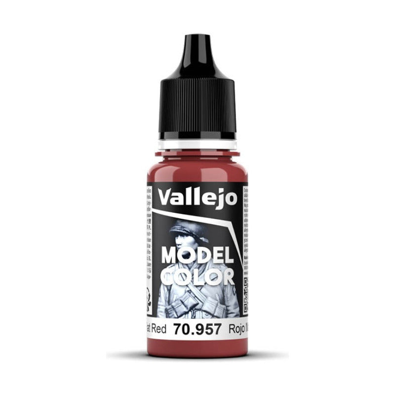 Vallejo Model Color 2024 18ml Pintura Acrílica 39 Rojo Mate 70.957