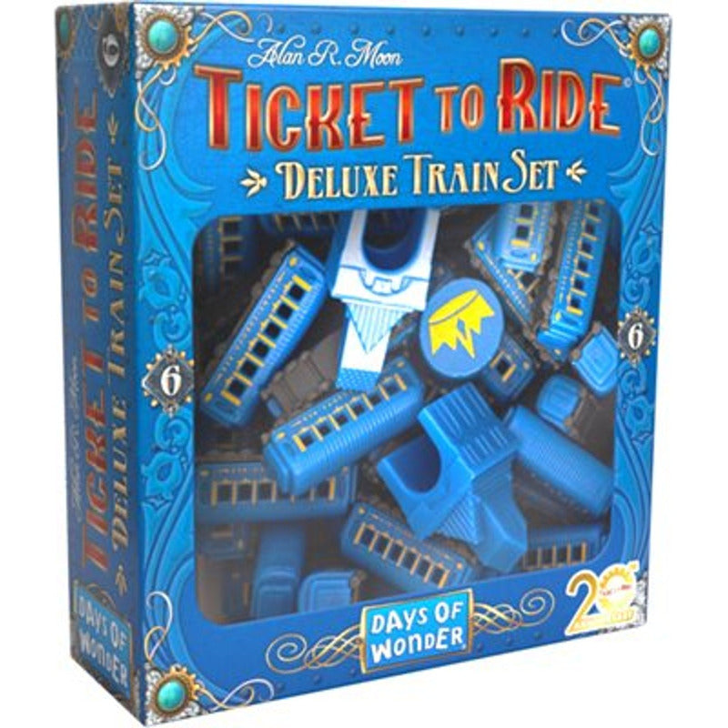 Days Of Wonder Ticket To Ride Deluxe Train Set Azul Token