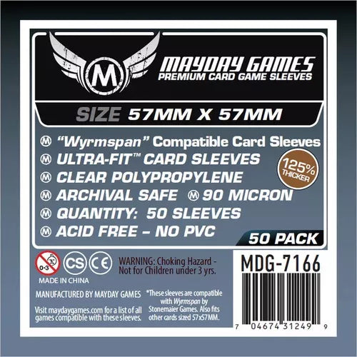 Mayday Micas Wyrmspan 57x57mm Pack 50