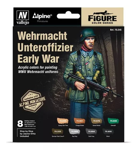 Vallejo Colorseries Wehrmacht Unteroffizier Early War 70.246