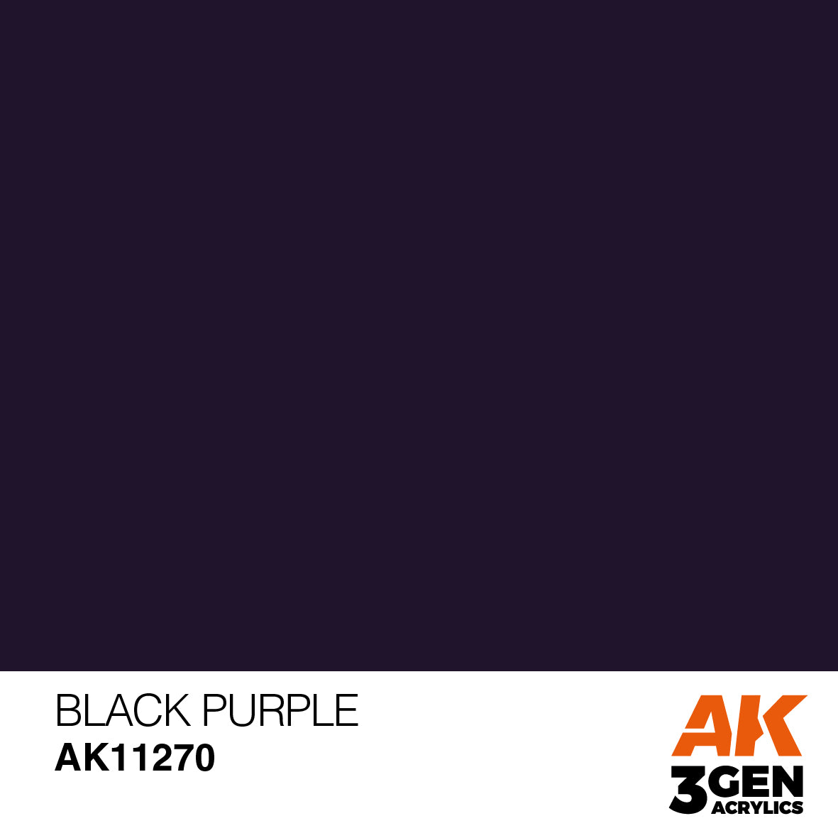 AK Pintura Acrilica Gama Color Punch AK11270 Black Purple 18ml